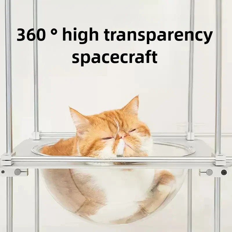 Multi Functional 4 Layers Trees Cat Climbing Frame Stable Acrylic Cat Nest House Cats Scratcher Board Sisal Pet Accessories - Happy Tails