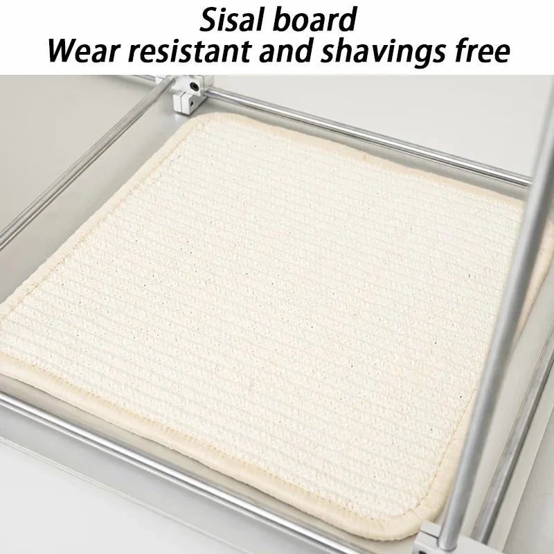 Multi Functional 4 Layers Trees Cat Climbing Frame Stable Acrylic Cat Nest House Cats Scratcher Board Sisal Pet Accessories - Happy Tails