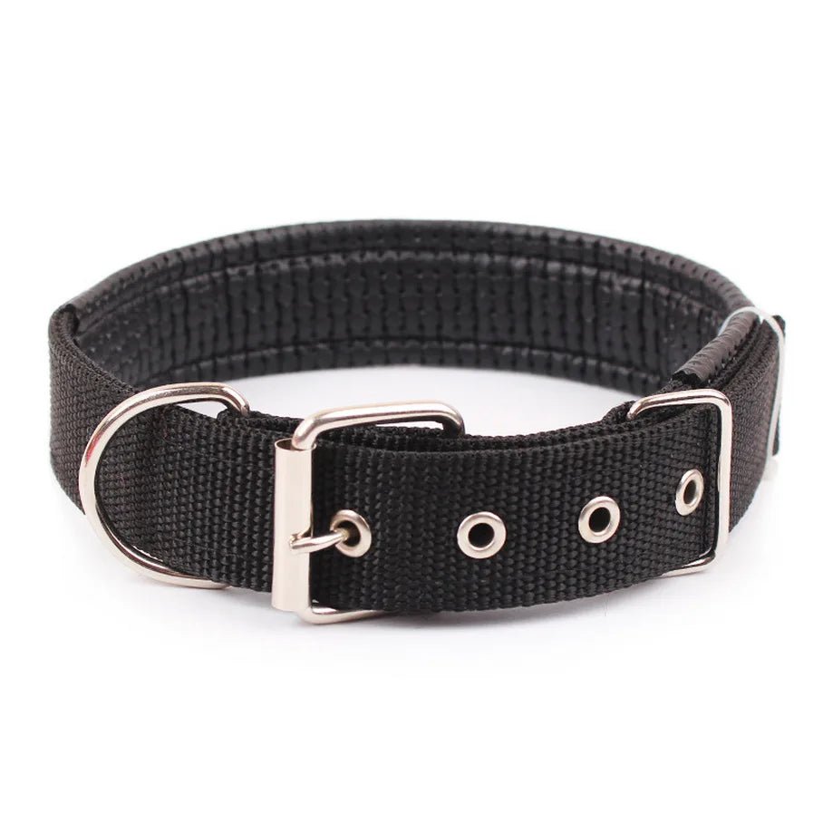 Solid Dog Collars  Nylon Dog Collar For Small Medium Large Dogs Teddy Keji Pitbull Bulldog Beagle - Happy Tails
