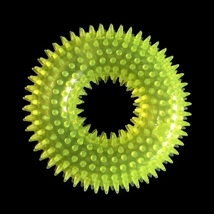 Dog toy sound balls are suitable for pets to resist biting, squeezing, chewing, gripping, and grinding their teethHappy TailsHappy Tails