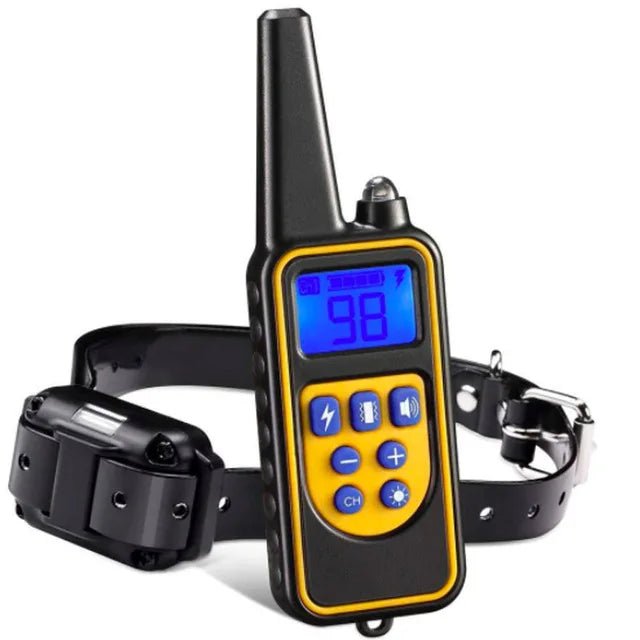 Electric Pet Dog Training Collar Shock Training Collar Electronic Remote Control Waterproof RechargeableHappy TailsHappy Tails