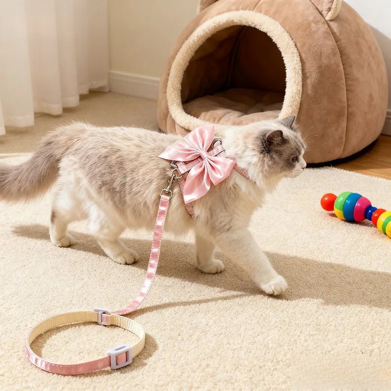 Adjustable Pet Harness with Traction Rope for Small AnimalsHappy TailsHappy Tails