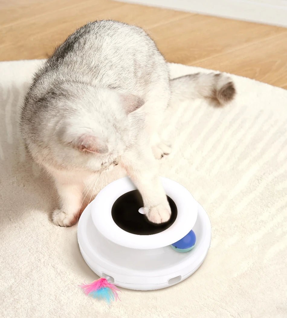 Interactive 2-in-1 Smart Cat Toy Set - Feather Fun Ball & More!Happy TailsHappy Tails