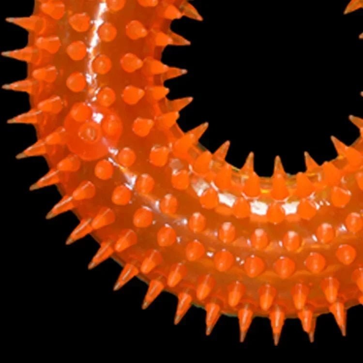 Dog toy sound balls are suitable for pets to resist biting, squeezing, chewing, gripping, and grinding their teethHappy TailsHappy Tails