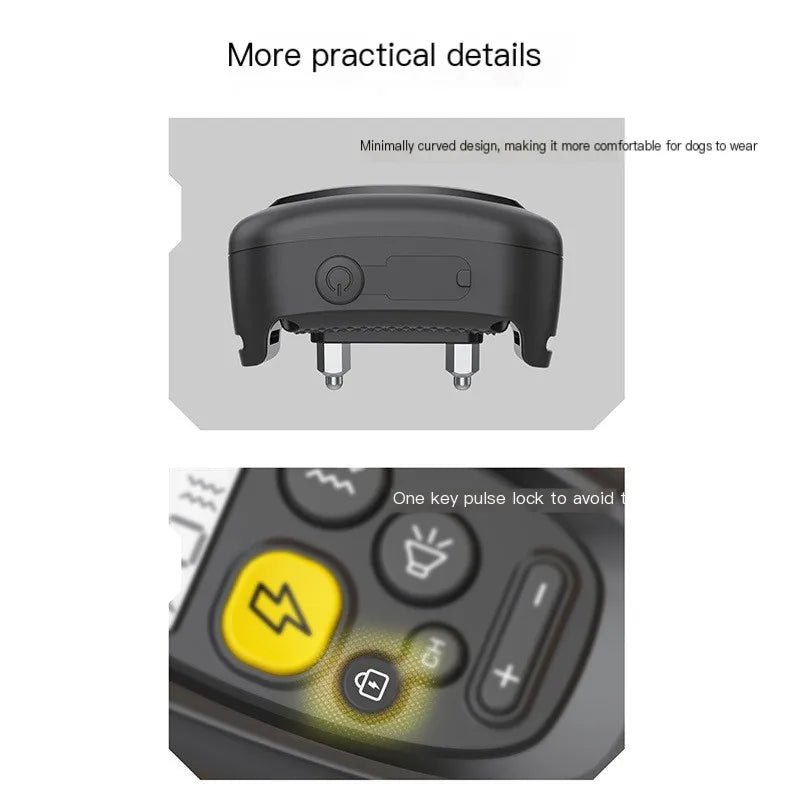 Dog training device remote control barking device pet dog trainer electric shock collar pet supplies waterproofHappy TailsHappy Tails