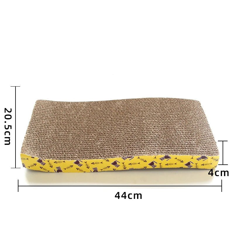Cat Toys Pet Cat Scratching Board Corrugated Cardboard Pad Grinding Nails Interactive Protecting Furniture Cats Scratcher Toy - Happy Tails