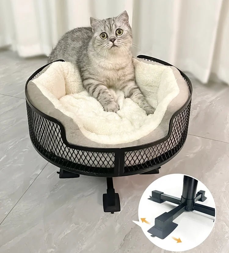 Sturdy Cat's Nest with Rubber Suction Feet for Desktop ProtectionHappy TailsHappy Tails