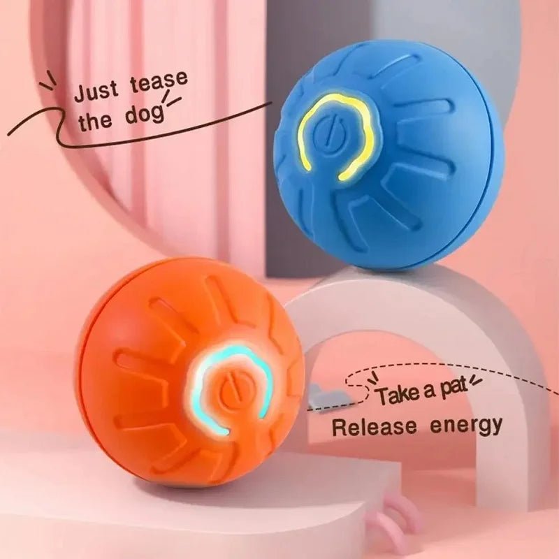 Dog Toy Ball Automatic Moving Bouncing Rolling Ball USB Smart puppy Interactive Dog Chew Toy Ball - Happy Tails