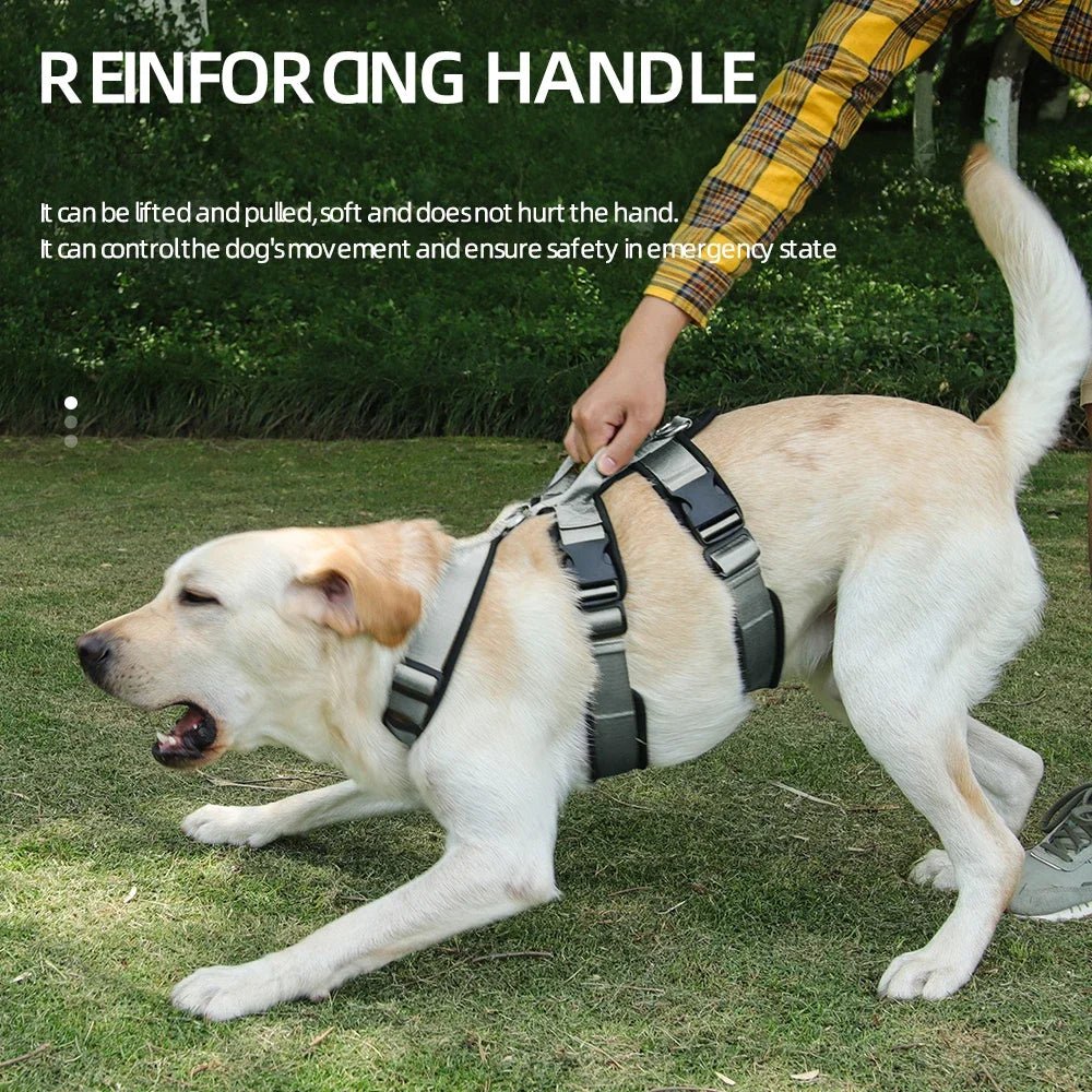 Dog Harness Outdoor Sports Harness Adjustable Anti-Breakaway Harness Easy-To-Control Dog Accessories For Medium And Large Dogs - Happy Tails