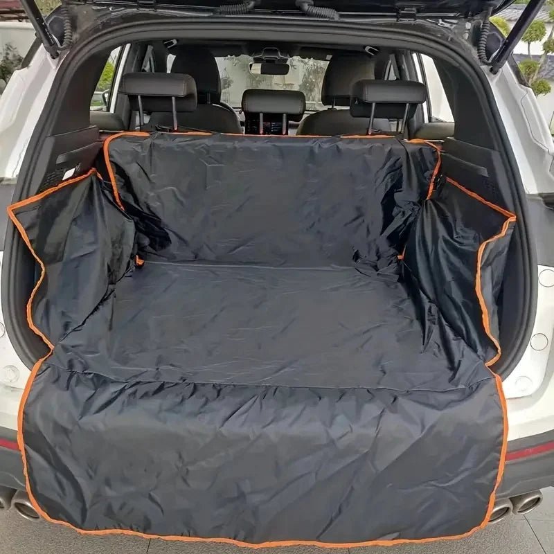Pet-Friendly Polyester Trunk Mat - Non-Slip, Scratch-Resistant, Easy-to-Clean SUV/Cars Safety MatHappy TailsHappy Tails