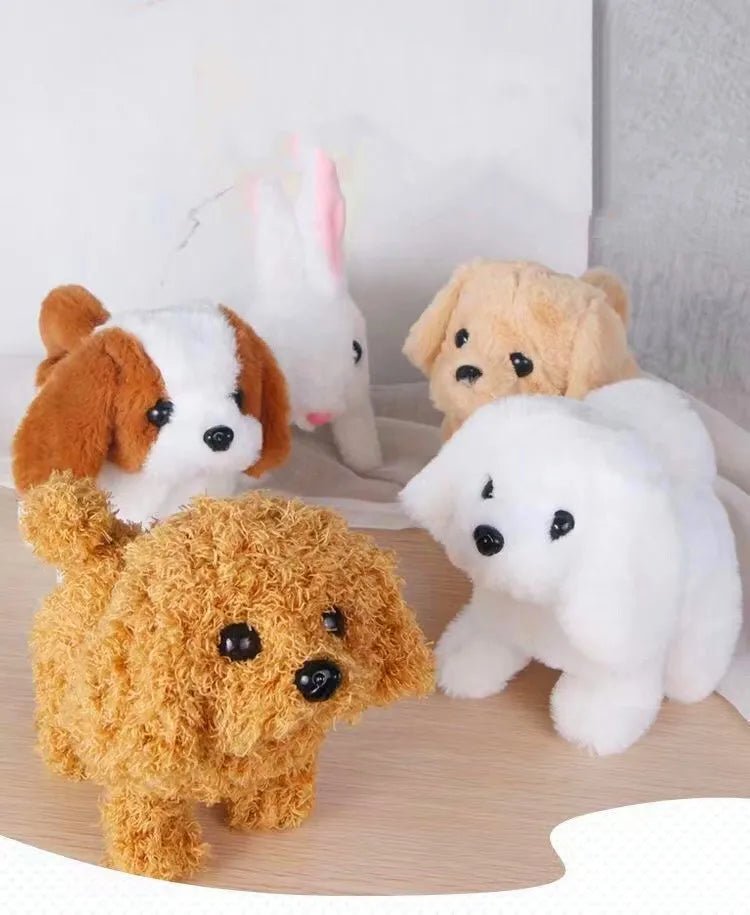 Baby Toy Dogs That Walks and Barks Tail Wagging Plush Interactive Electronic Pets Puppy  Montessori Toys for Girls Toddlers Kids - Happy Tails