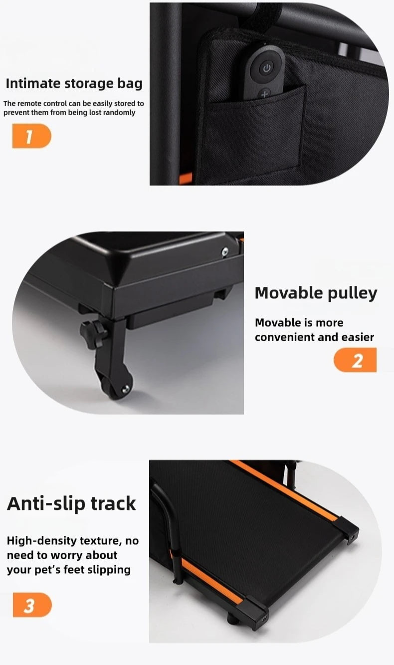 Pet Treadmill Trainer Intelligent Display Dog Running Adjustable Dog Walking Machine Non - slip Pet Trainings Supplies ProductsHappy TailsHappy Tails