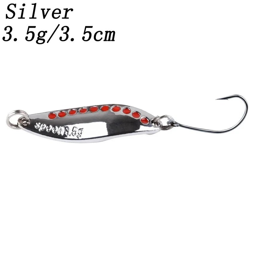 Metal Vib Leech Spinners Spoon Lures Set, 2.5g-30g - Fishing Tackle for Bass/Pike/PerchHappy TailsHappy Tails