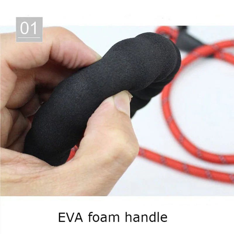 Reflective Dog Leash With Comfortable Padded Handle - Double Heavy Duty Traction Rope For Strong Dogs - Enhance Safety And Contr - Happy Tails