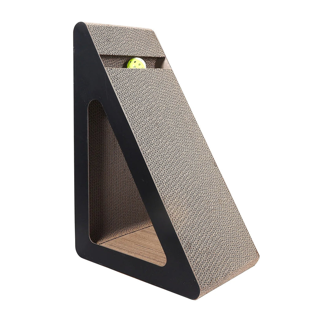 Rotating Ball Cat Scratch Cardboard - Durable Clawing Board Climbing FrameHappy TailsHappy Tails