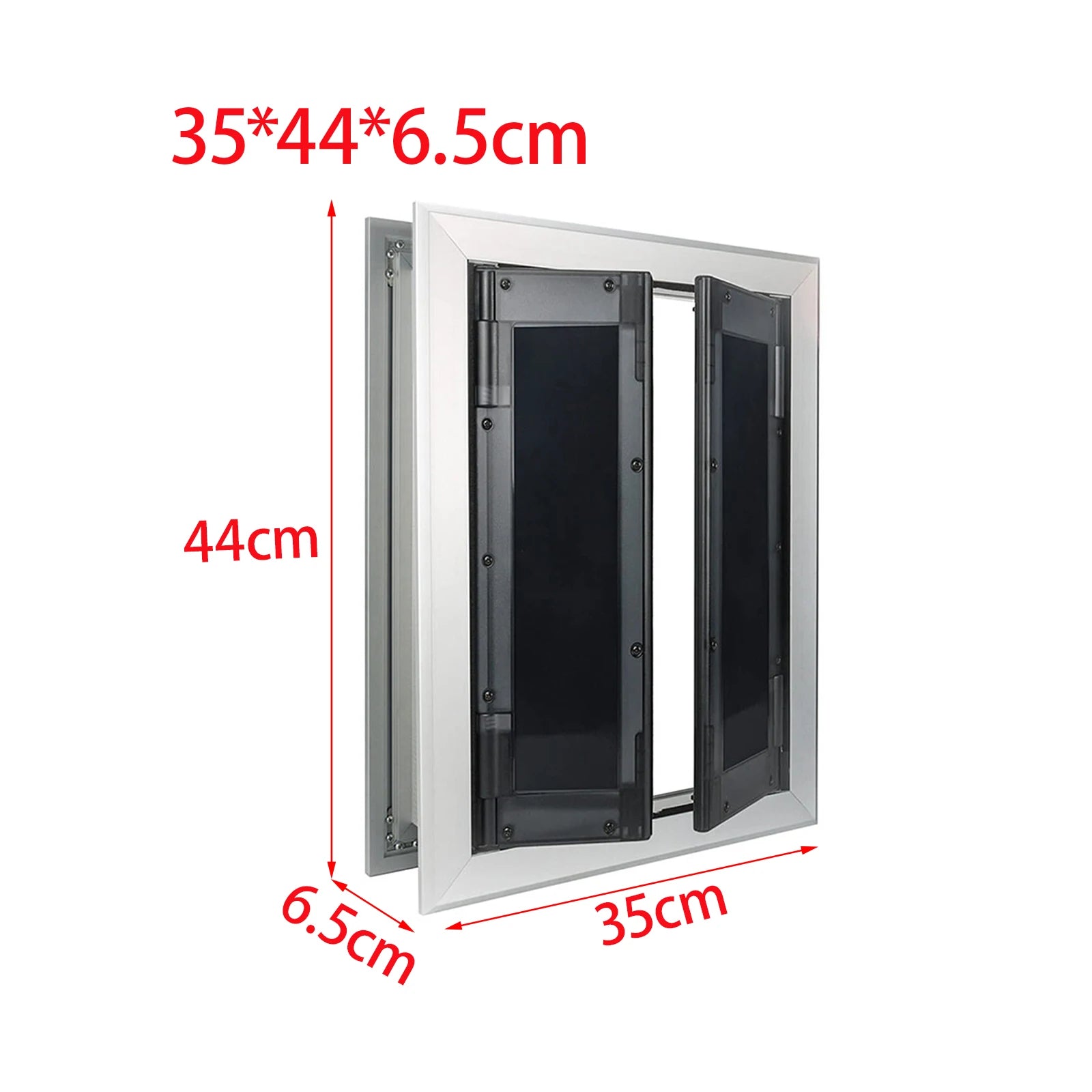 Dogs Door with Flap Heavy Duty Doors Large Aluminum Pet Door Energy Efficient Durable for Exterior Outdoor Indoor Wall DoorHappy TailsHappy Tails