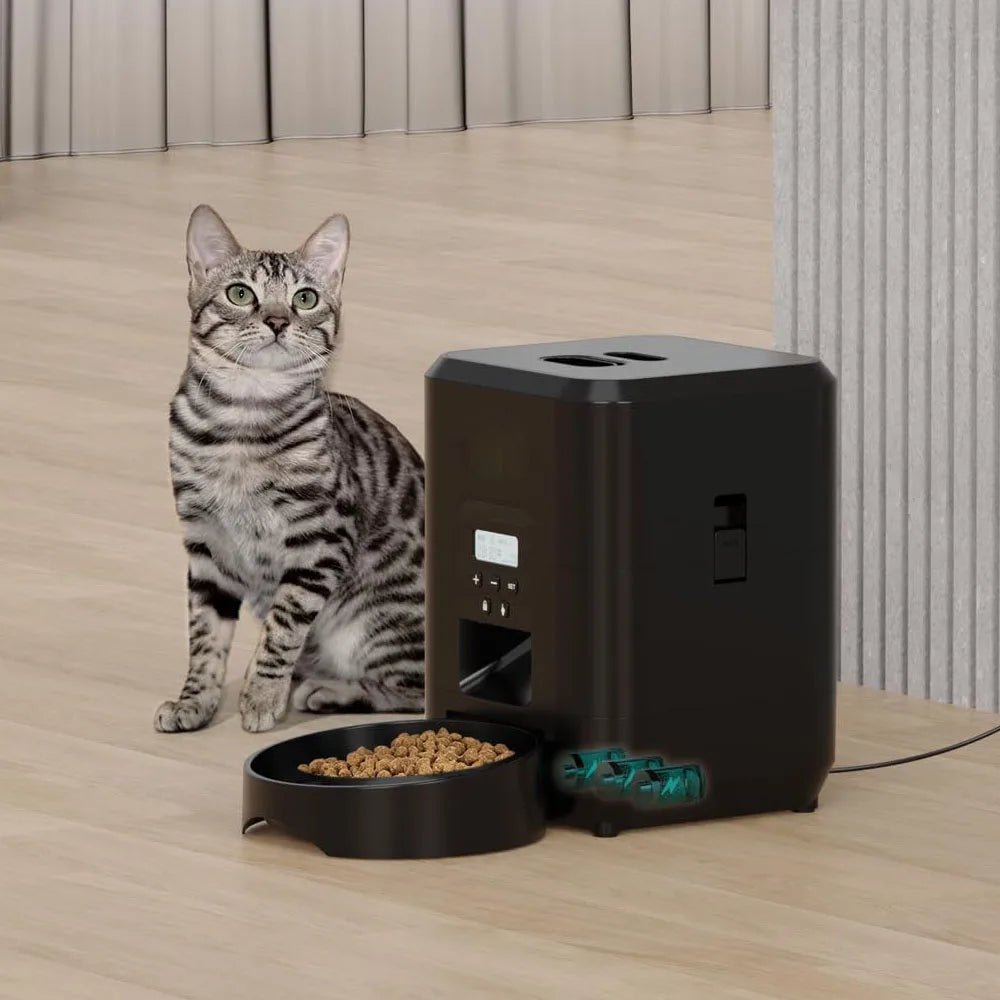 Smart Pet Feeder with Timed Dispenser & Slow Food Machine for Cats & DogsHappy TailsHappy Tails