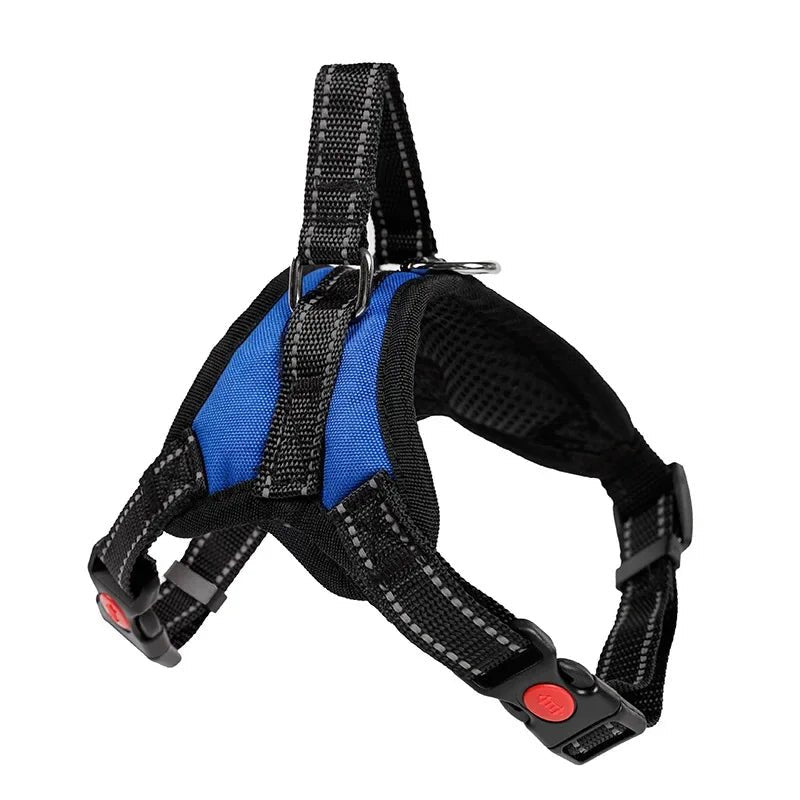 Saddle Dog Harness Reflective Adjustable Pet Harness No Pull Walking Training Small Medium Large Big Dogs Chest Strap Product - Happy Tails