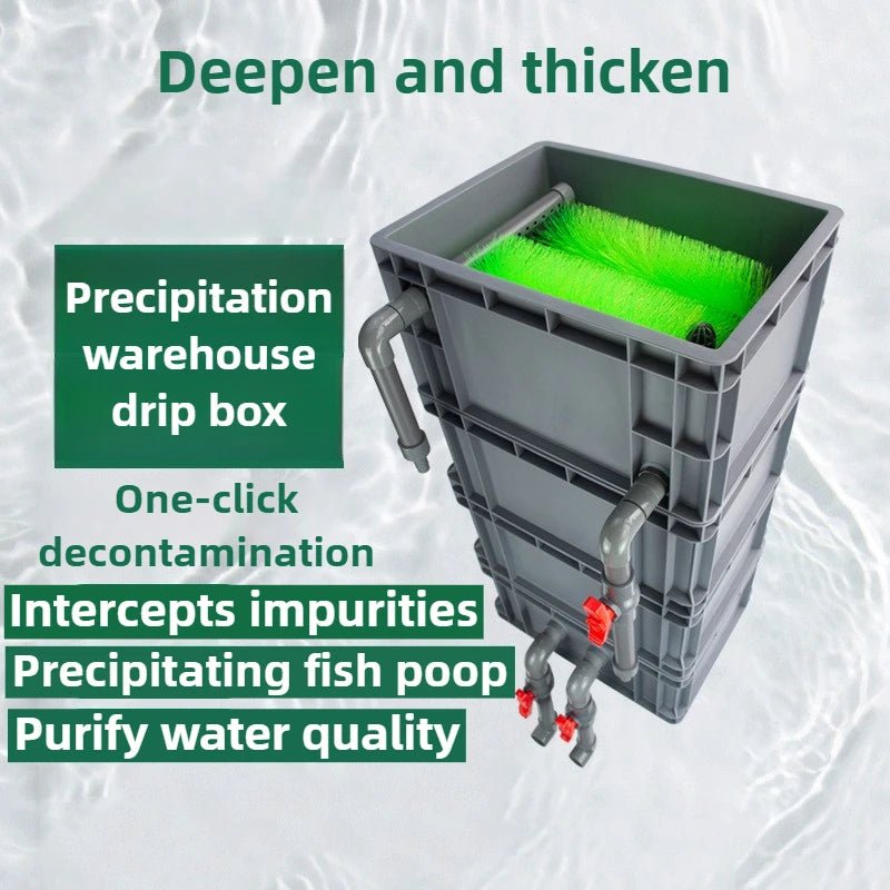 Aquarium 4 Layers Fish Tank Filter Box System External Outside Aquarium Filters Boxes Feces Filtration DIY Pet AccessoriesHappy TailsHappy Tails