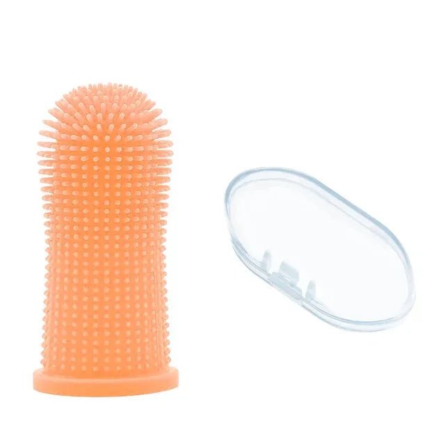 Super Soft Silicone Pet Finger Toothbrush for Dogs and CatsHappy TailsHappy Tails